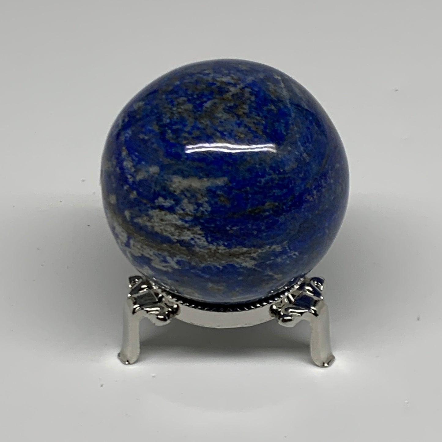 0.71 lbs, 2.3" (59mm), Lapis Lazuli Sphere Ball Gemstone @Afghanistan, B33138