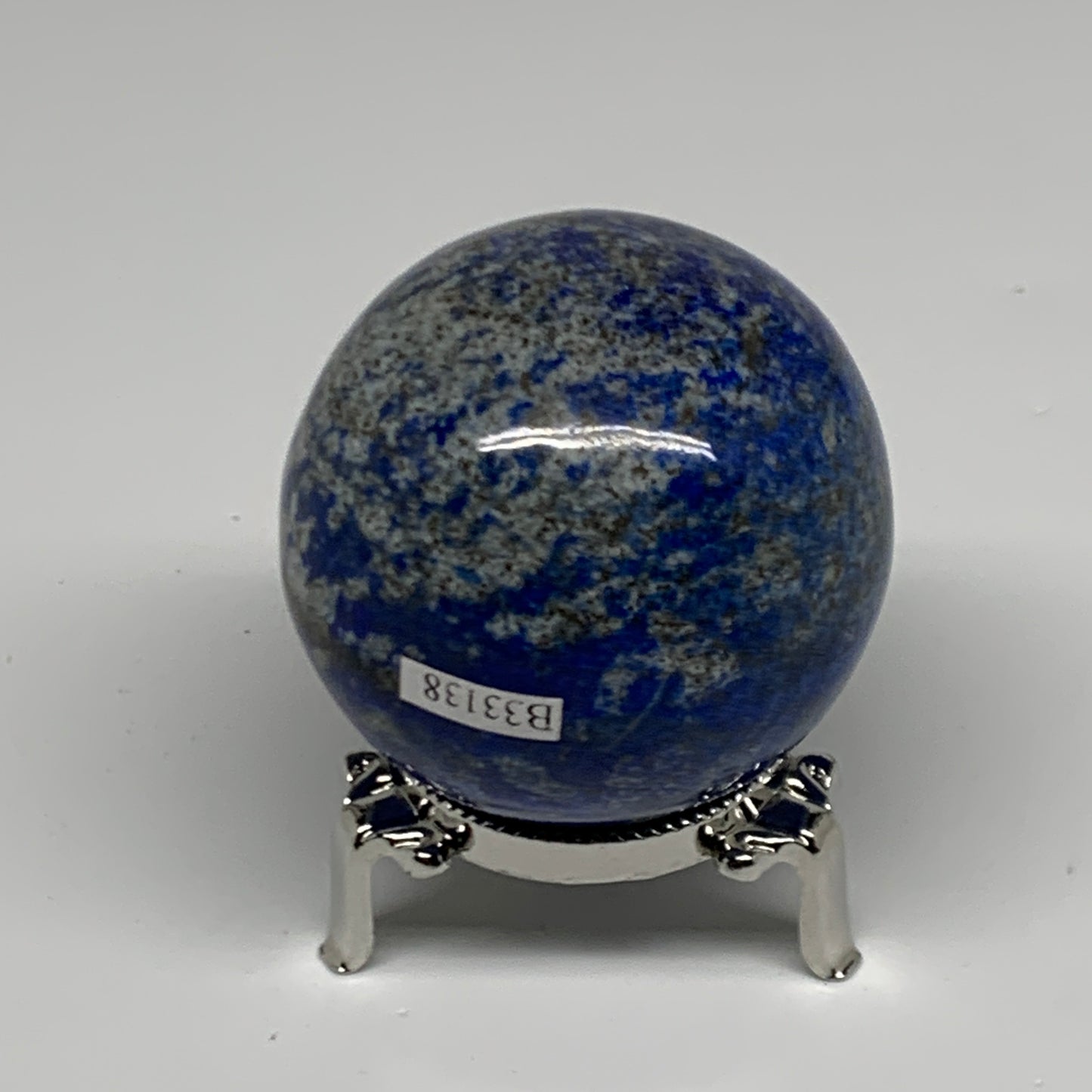 0.71 lbs, 2.3" (59mm), Lapis Lazuli Sphere Ball Gemstone @Afghanistan, B33138