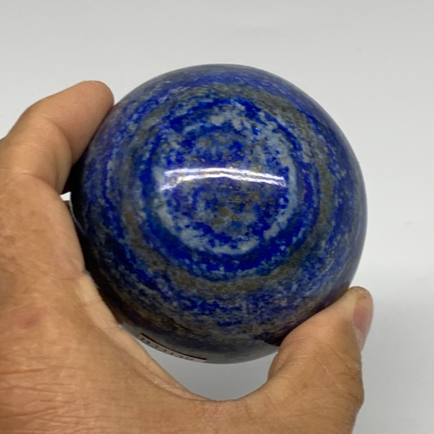 1.05 lbs, 2.6" (66mm), Lapis Lazuli Sphere Ball Gemstone @Afghanistan, B33139