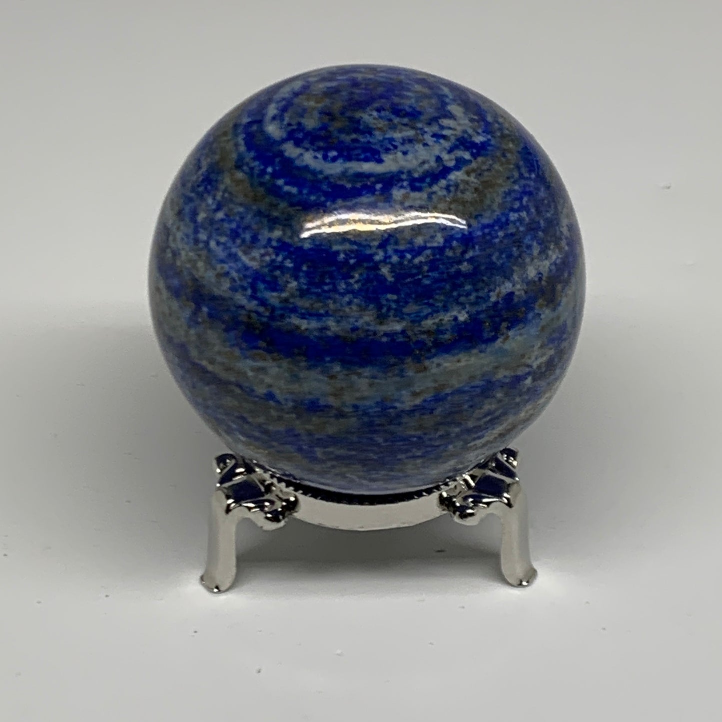 1.05 lbs, 2.6" (66mm), Lapis Lazuli Sphere Ball Gemstone @Afghanistan, B33139
