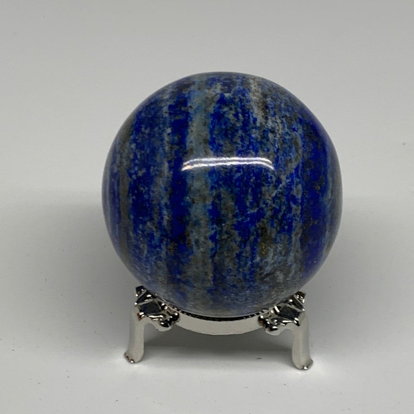 1.05 lbs, 2.6" (66mm), Lapis Lazuli Sphere Ball Gemstone @Afghanistan, B33139