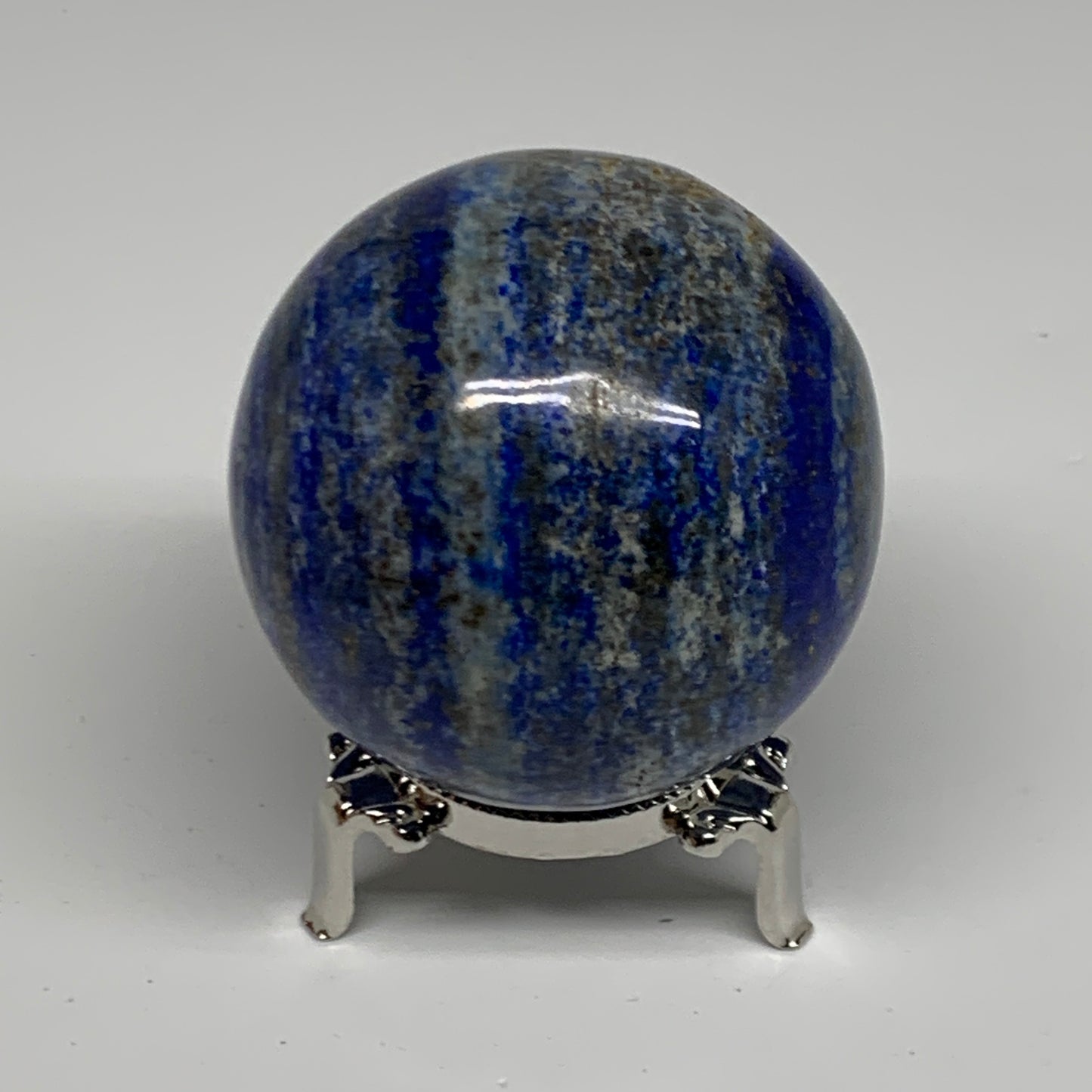 1.05 lbs, 2.6" (66mm), Lapis Lazuli Sphere Ball Gemstone @Afghanistan, B33139