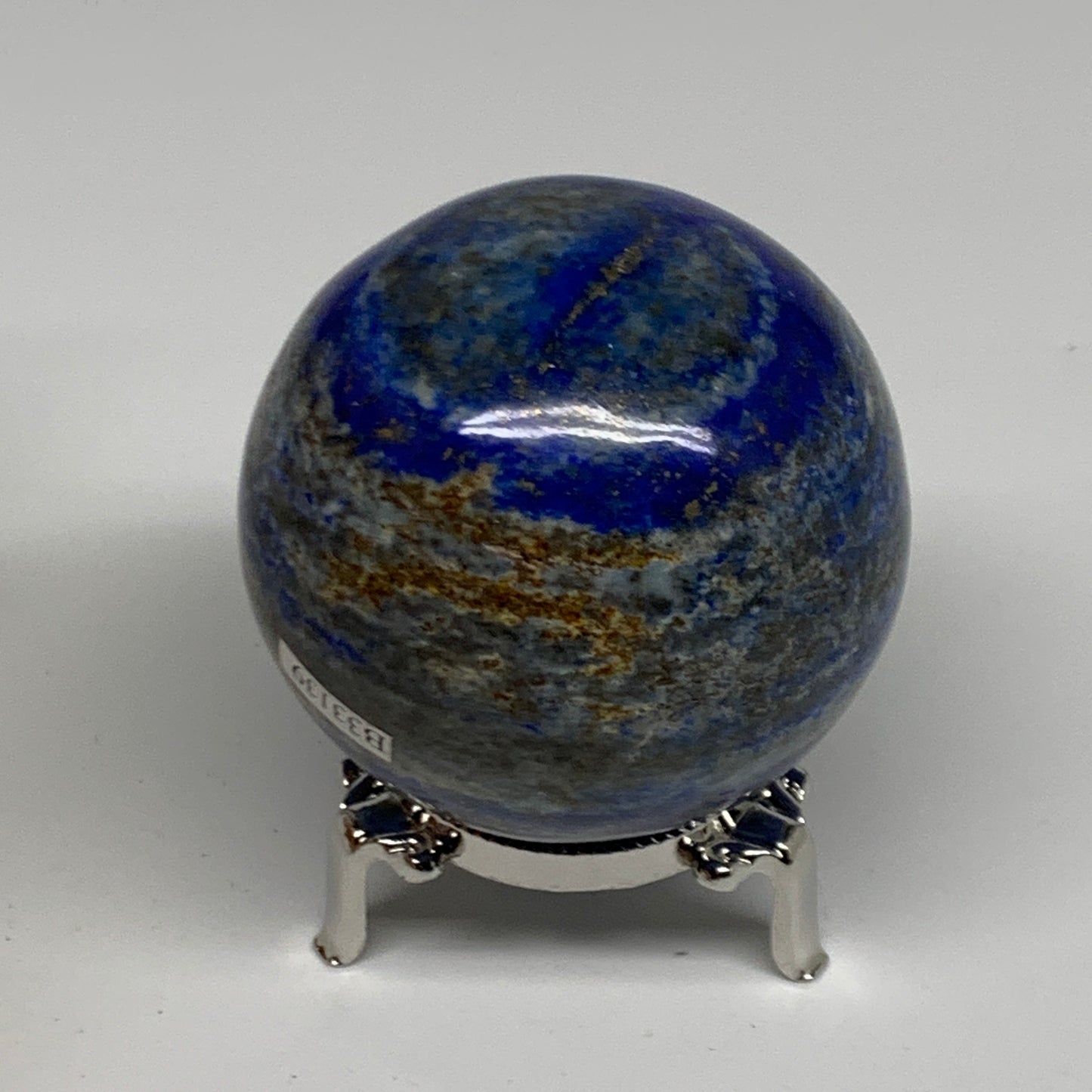 1.05 lbs, 2.6" (66mm), Lapis Lazuli Sphere Ball Gemstone @Afghanistan, B33139