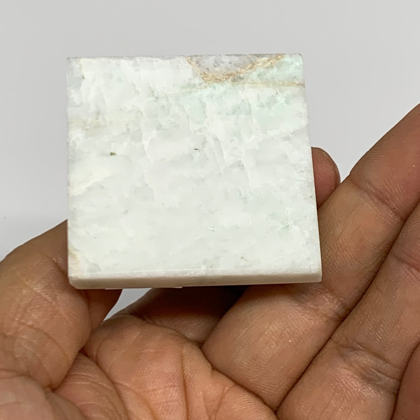 86.6g, 1.7"x1.6"x1.6", Amazonite Pyramid Gemstone, Decorative Stone, B31825