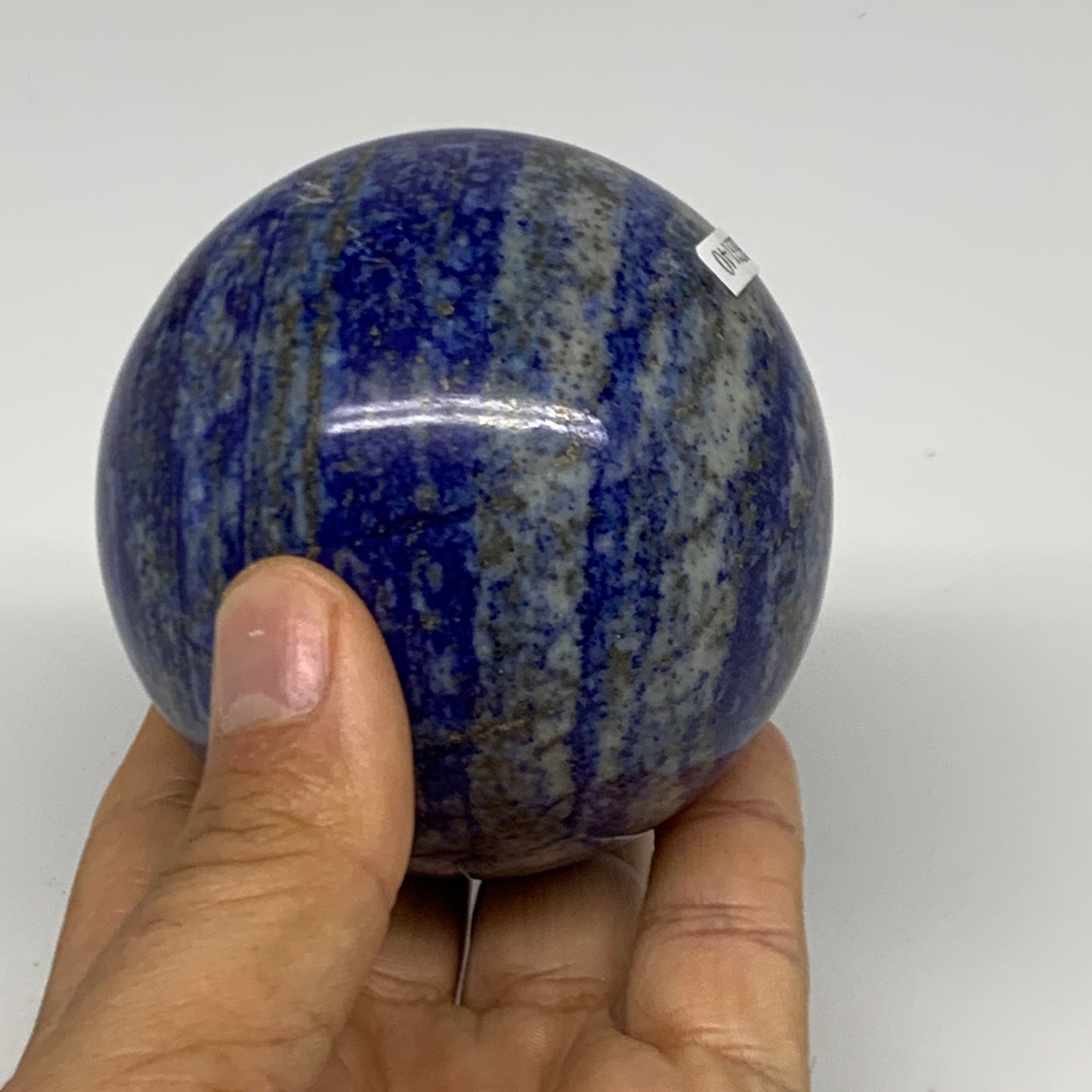 1.27 lbs, 2.8" (71mm), Lapis Lazuli Sphere Ball Gemstone @Afghanistan, B33140