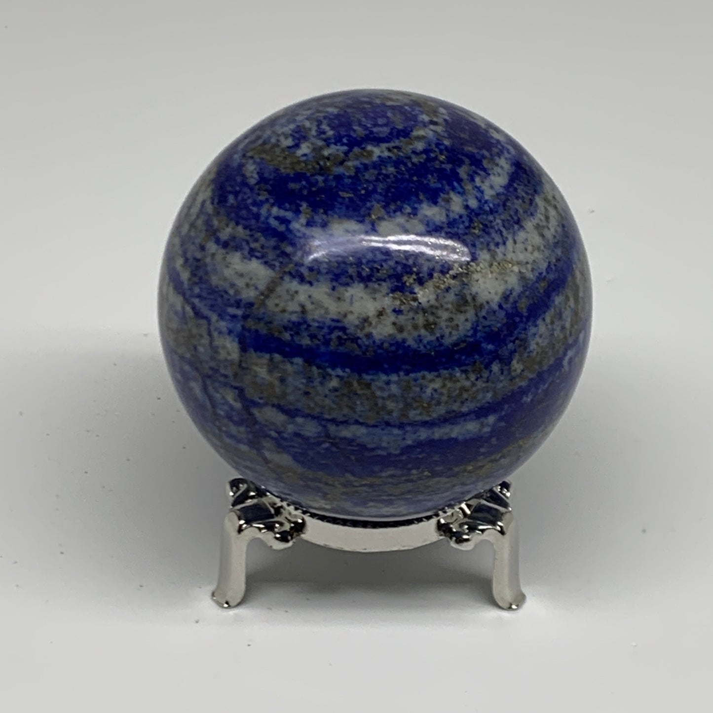 1.27 lbs, 2.8" (71mm), Lapis Lazuli Sphere Ball Gemstone @Afghanistan, B33140