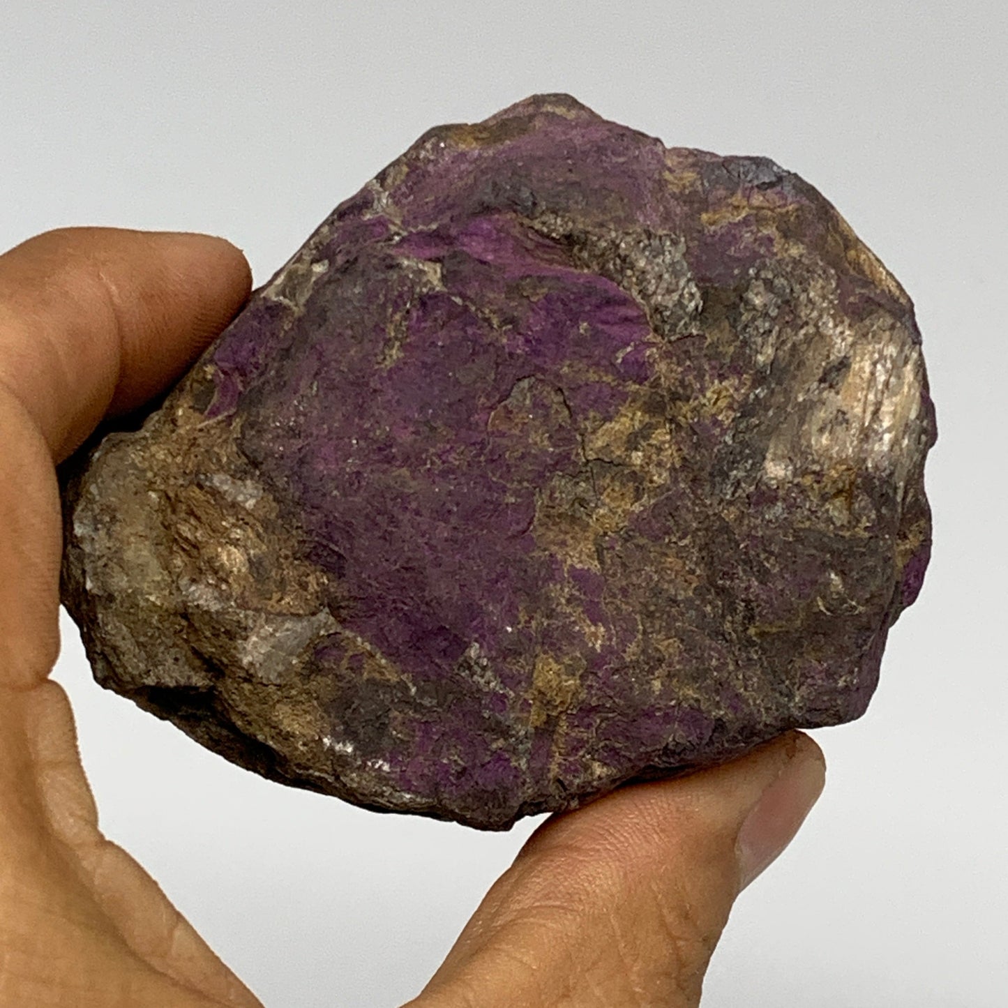 2.2 lbs, 2.3"-3.2", 5pcs, Rough Raw Purpurite Crystal Minerals Specimens,B28796