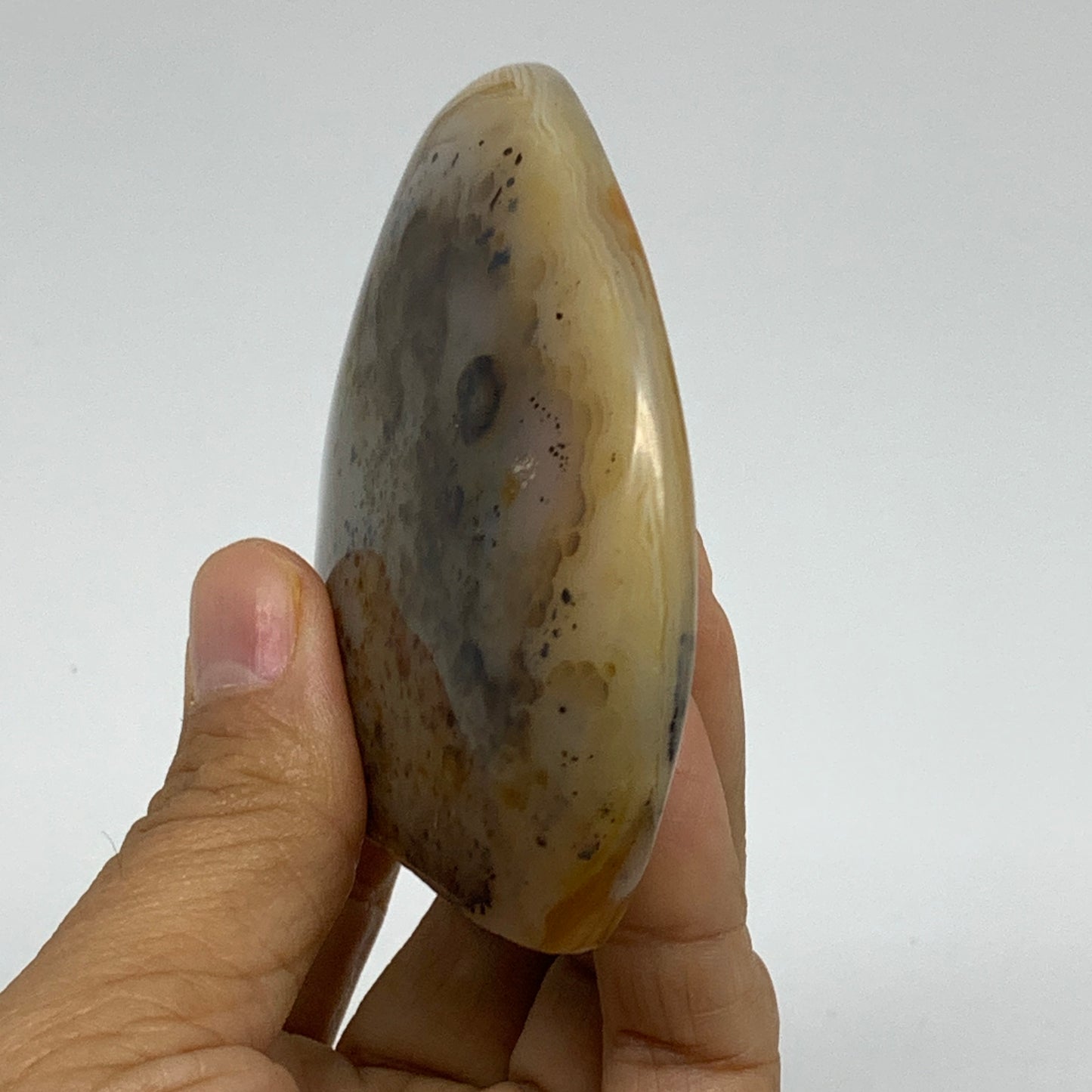 0.40 lbs, 2.7"x3"x0.9" Dendrite Agate Freeform Reiki Energy Crystal, B37495
