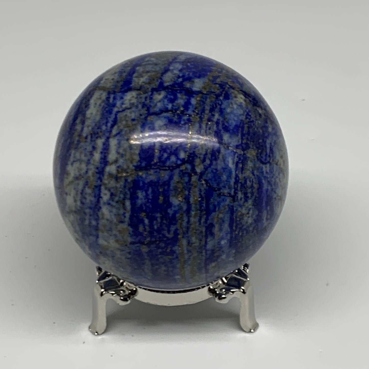 1.27 lbs, 2.8" (71mm), Lapis Lazuli Sphere Ball Gemstone @Afghanistan, B33140
