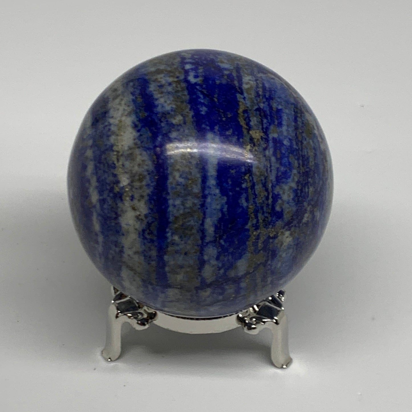 1.27 lbs, 2.8" (71mm), Lapis Lazuli Sphere Ball Gemstone @Afghanistan, B33140
