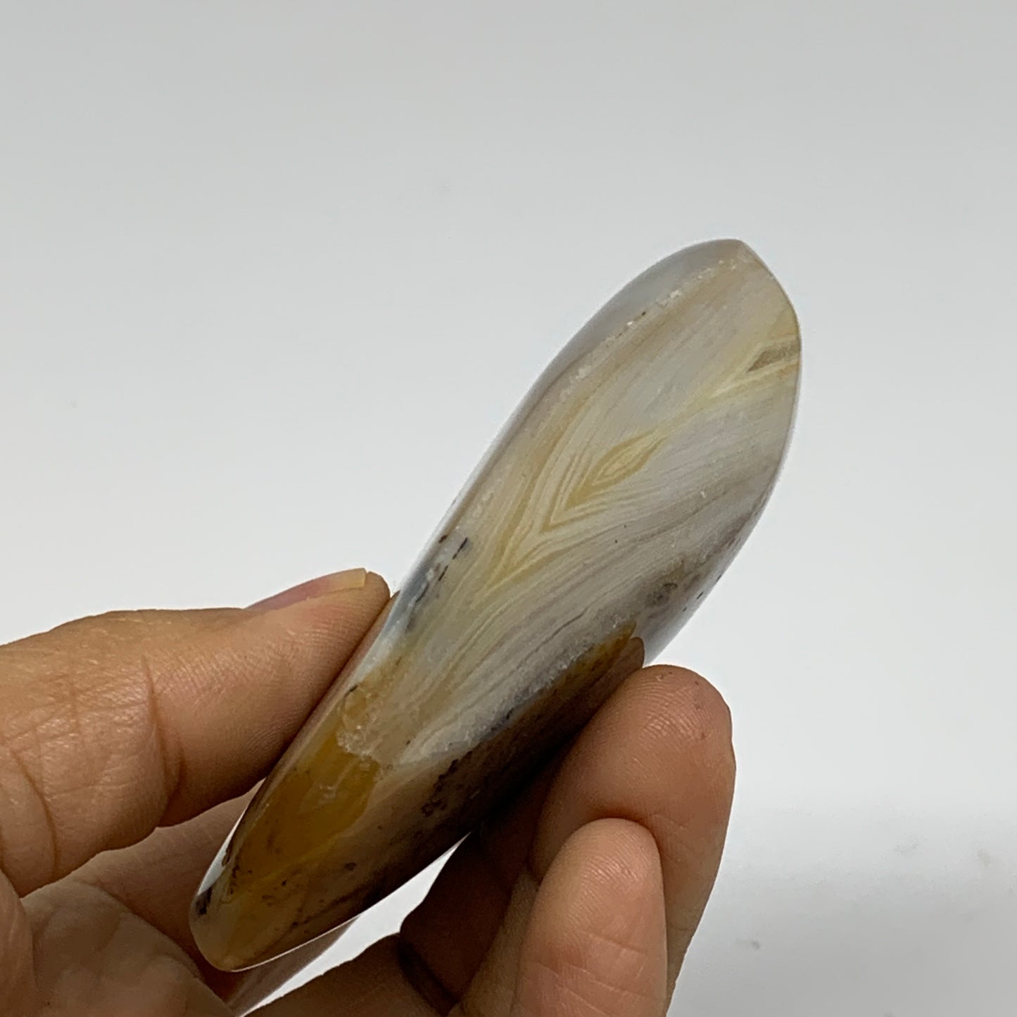 0.40 lbs, 2.7"x3"x0.9" Dendrite Agate Freeform Reiki Energy Crystal, B37495