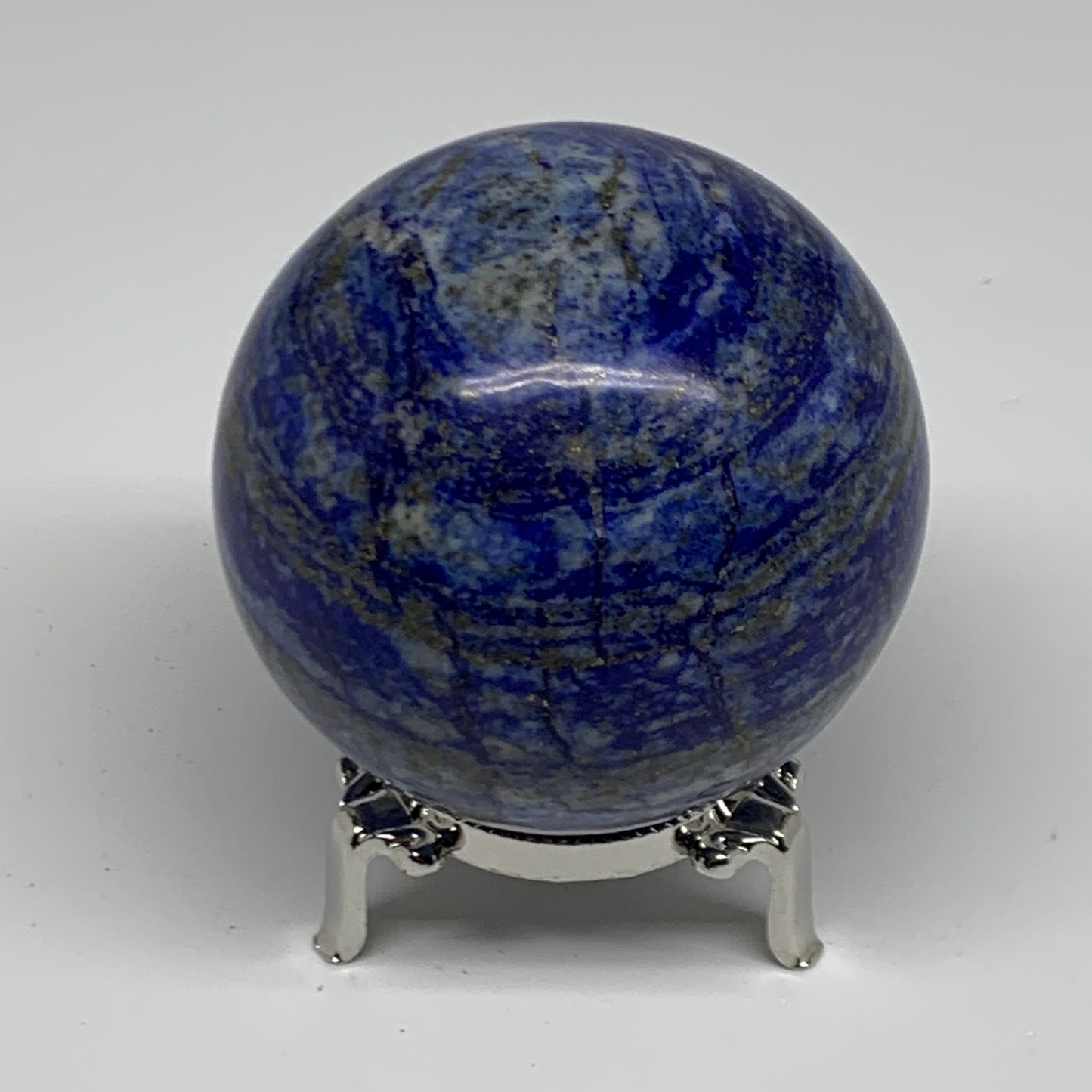 1.27 lbs, 2.8" (71mm), Lapis Lazuli Sphere Ball Gemstone @Afghanistan, B33140