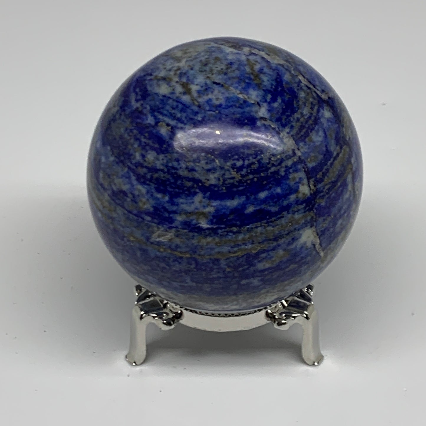1.27 lbs, 2.8" (71mm), Lapis Lazuli Sphere Ball Gemstone @Afghanistan, B33140
