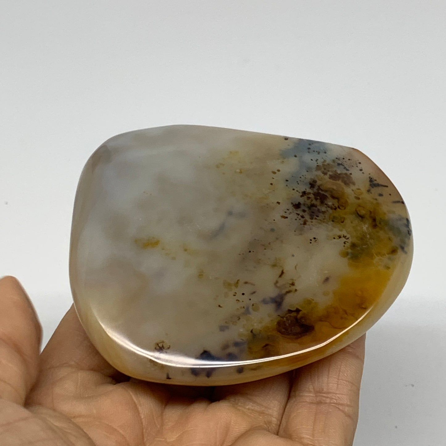 0.40 lbs, 2.7"x3"x0.9" Dendrite Agate Freeform Reiki Energy Crystal, B37495