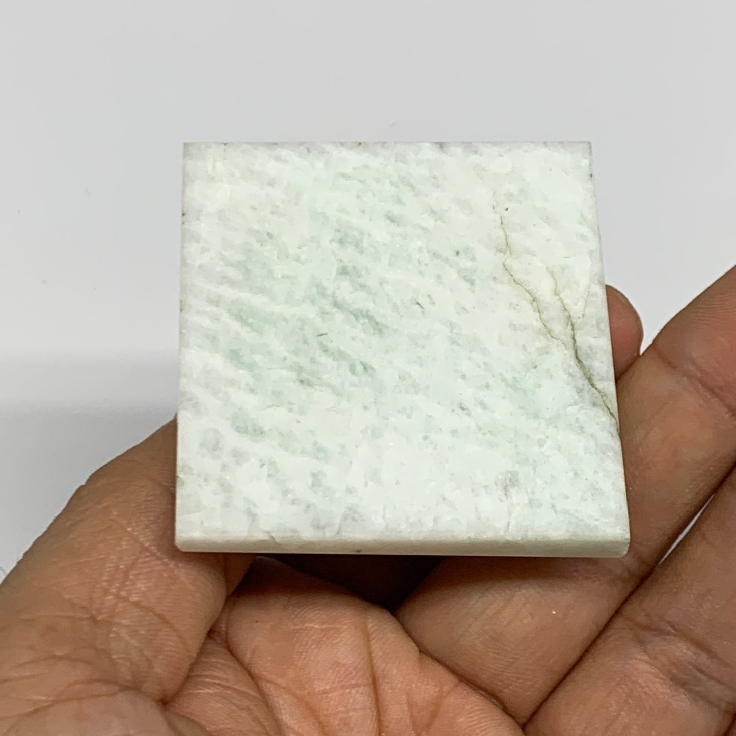 86.1g, 1.4"x1.8"x1.8", Amazonite Pyramid Gemstone, Decorative Stone, B31826