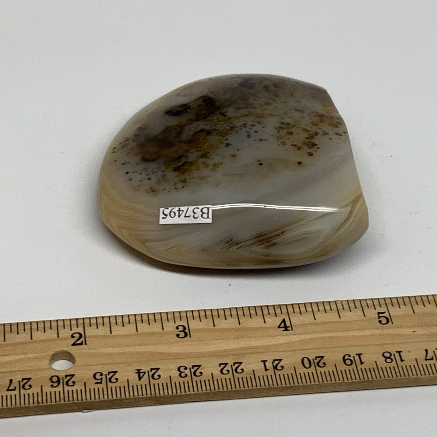 0.40 lbs, 2.7"x3"x0.9" Dendrite Agate Freeform Reiki Energy Crystal, B37495