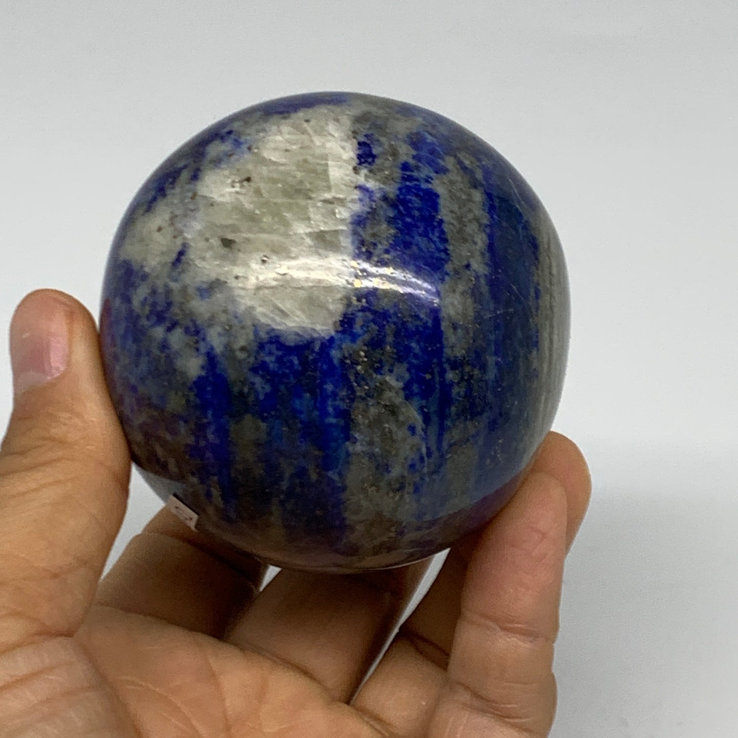 1.1 lbs, 2.5" (66mm), Lapis Lazuli Sphere Ball Gemstone @Afghanistan, B33142