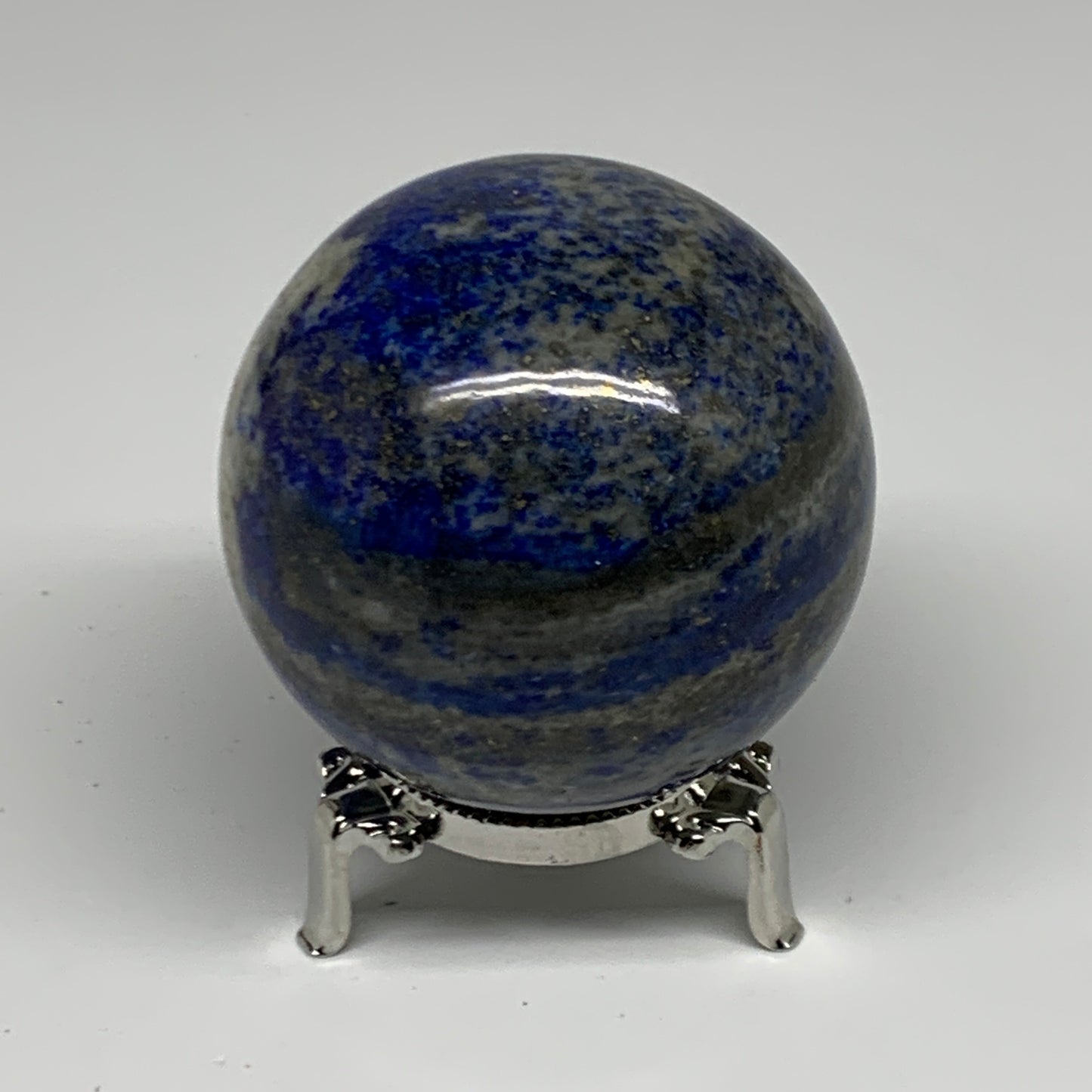 1.1 lbs, 2.5" (66mm), Lapis Lazuli Sphere Ball Gemstone @Afghanistan, B33142