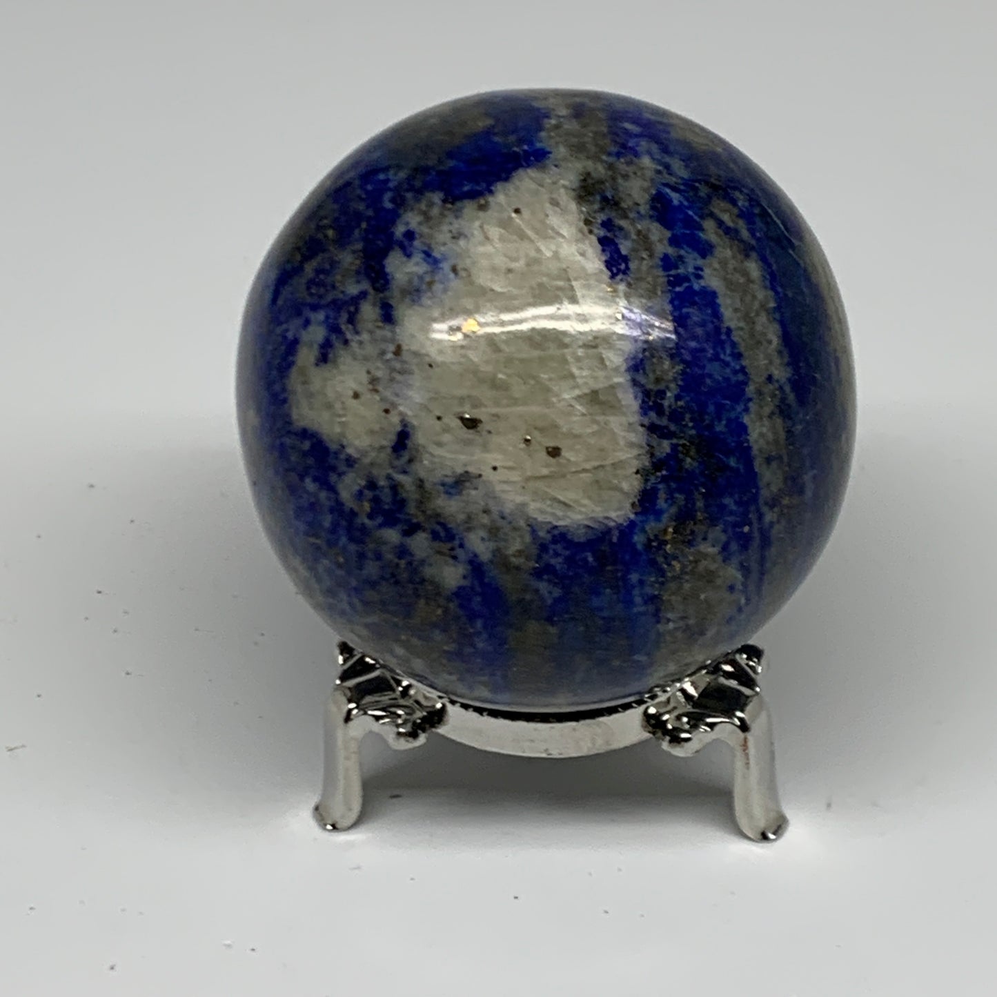 1.1 lbs, 2.5" (66mm), Lapis Lazuli Sphere Ball Gemstone @Afghanistan, B33142