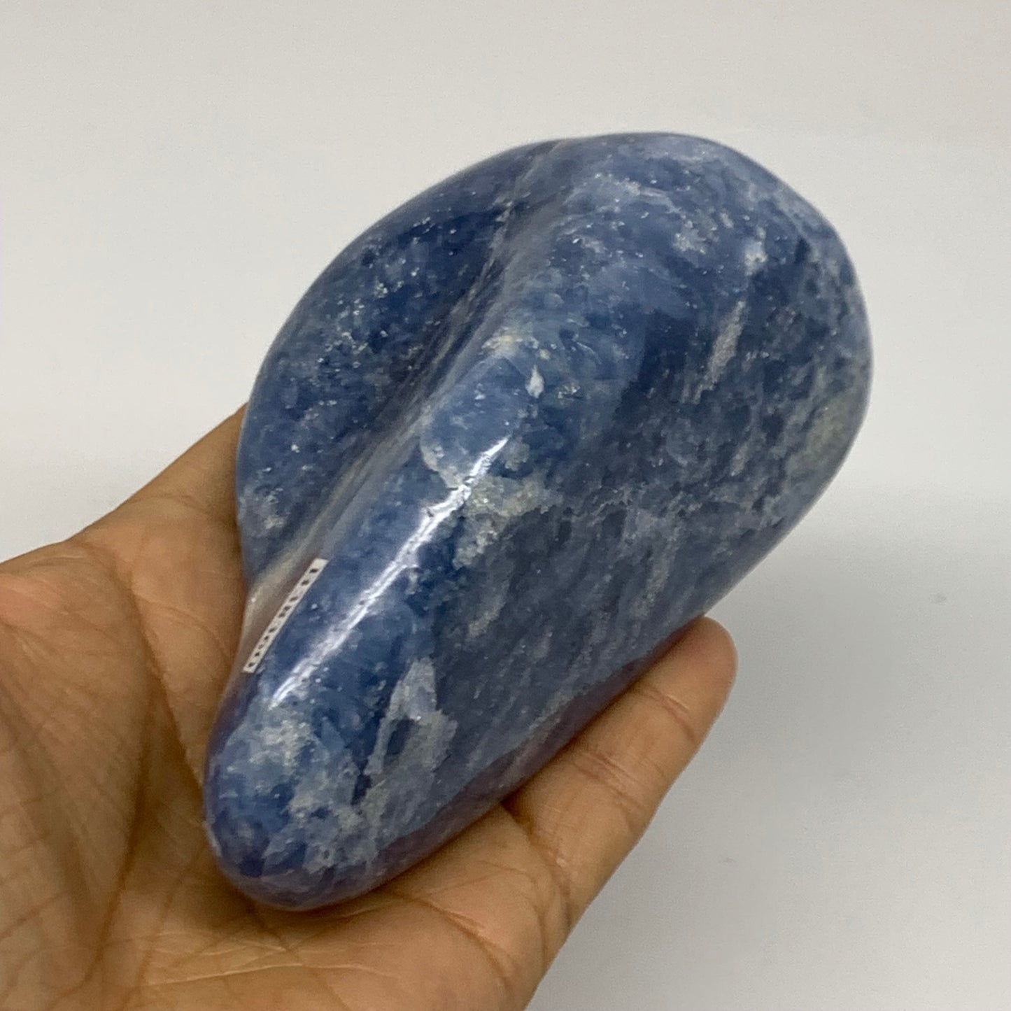 1.19 lbs, 4.4"x2.4"x2.3", Natural Blue Calcite Polished Freeform Stands, B38360