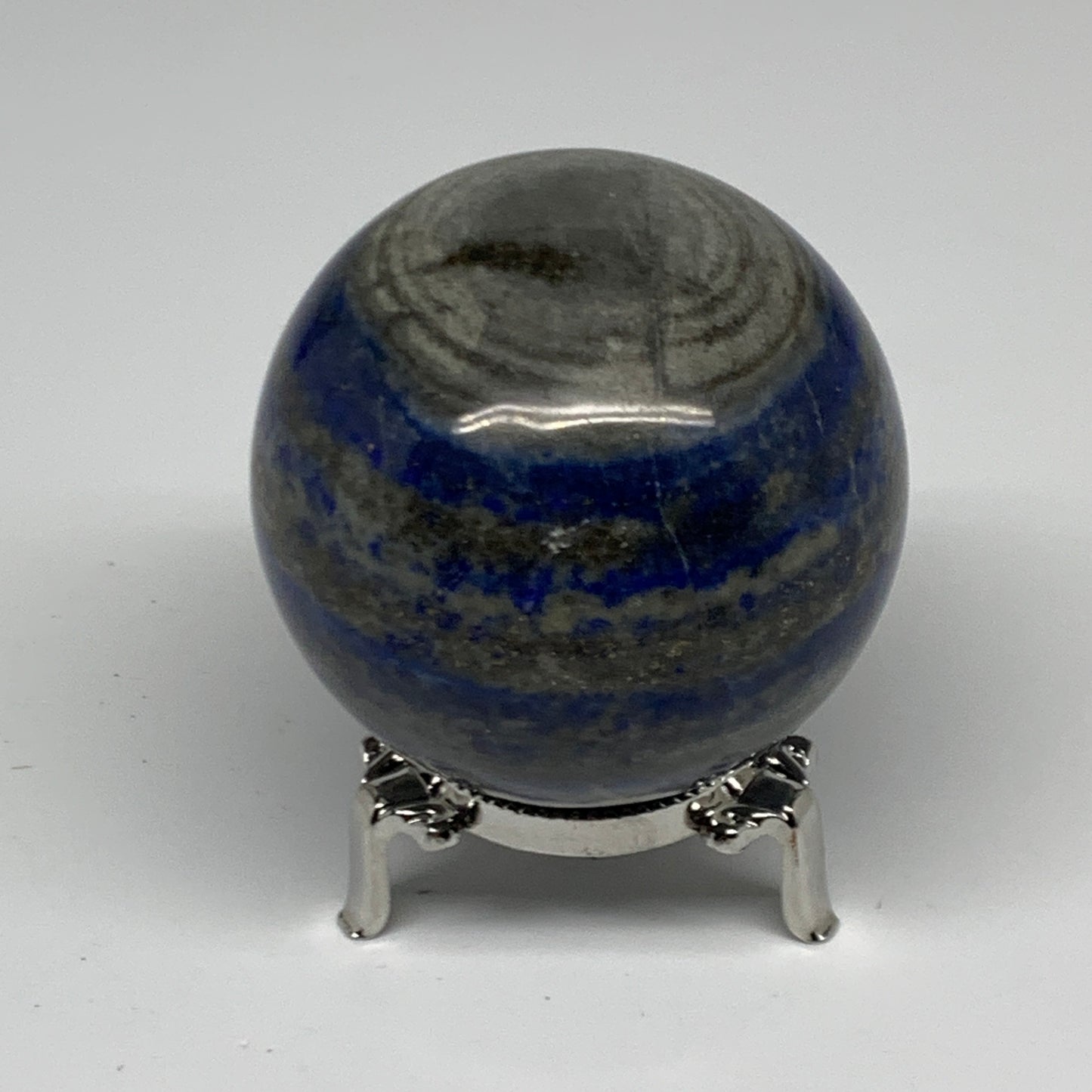 1.1 lbs, 2.5" (66mm), Lapis Lazuli Sphere Ball Gemstone @Afghanistan, B33142