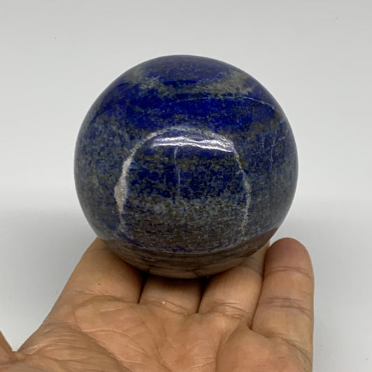 0.91 lbs, 2.5" (64mm), Lapis Lazuli Sphere Ball Gemstone @Afghanistan, B33143