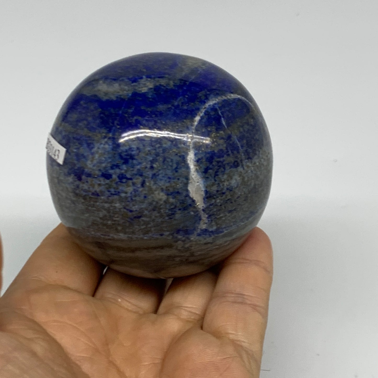0.91 lbs, 2.5" (64mm), Lapis Lazuli Sphere Ball Gemstone @Afghanistan, B33143
