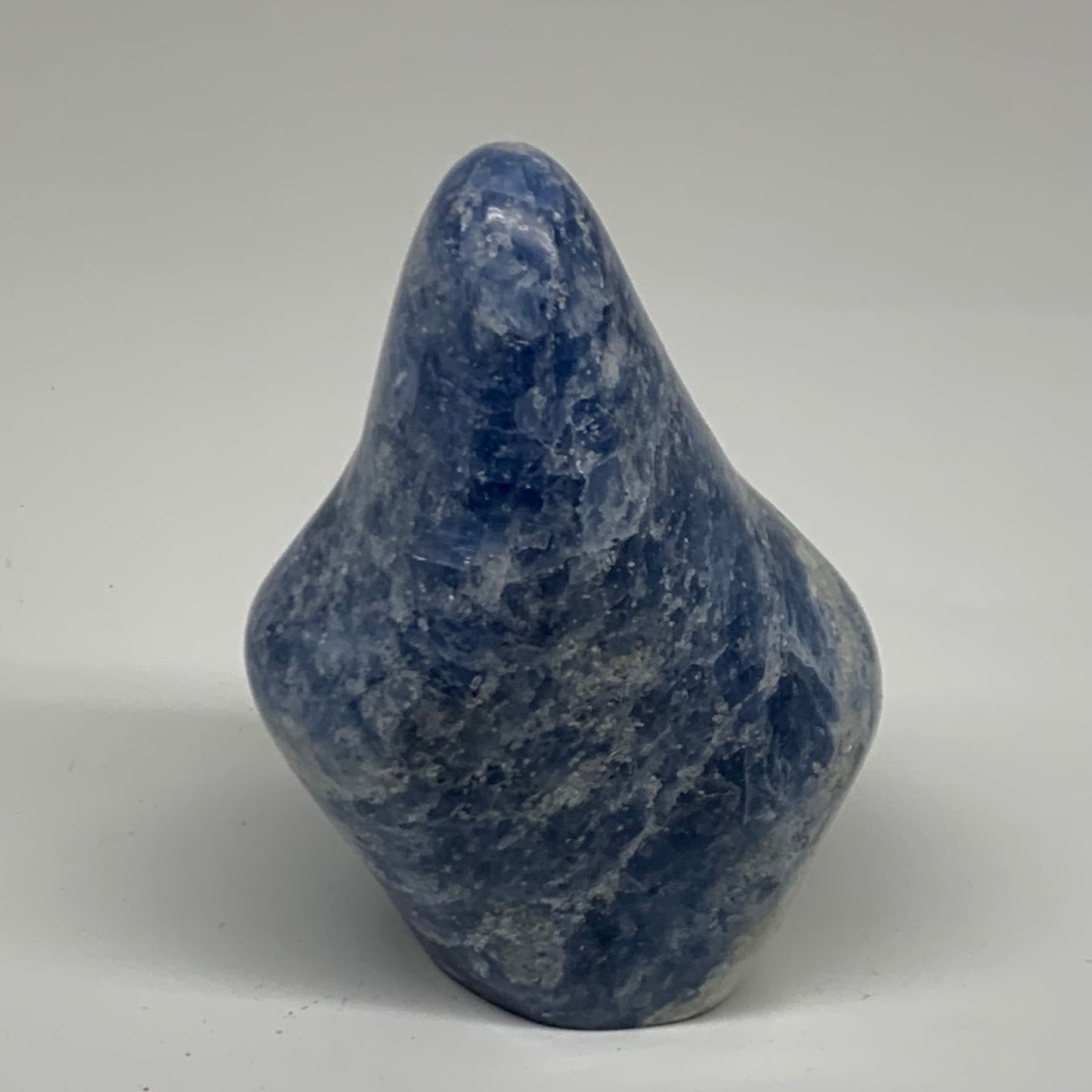 1.19 lbs, 4.3"x2.9"x1.9", Natural Blue Calcite Polished Freeform Stands, B38361