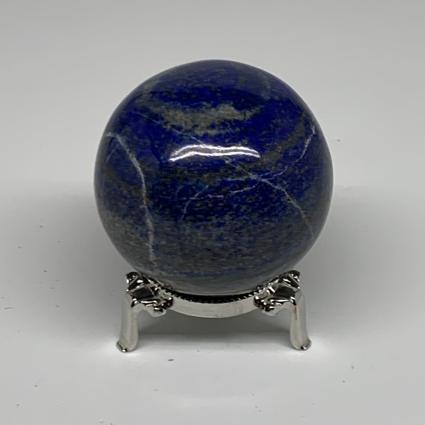 0.91 lbs, 2.5" (64mm), Lapis Lazuli Sphere Ball Gemstone @Afghanistan, B33143