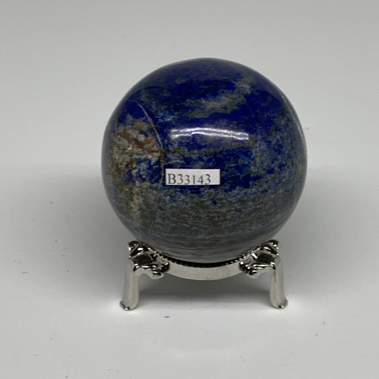 0.91 lbs, 2.5" (64mm), Lapis Lazuli Sphere Ball Gemstone @Afghanistan, B33143