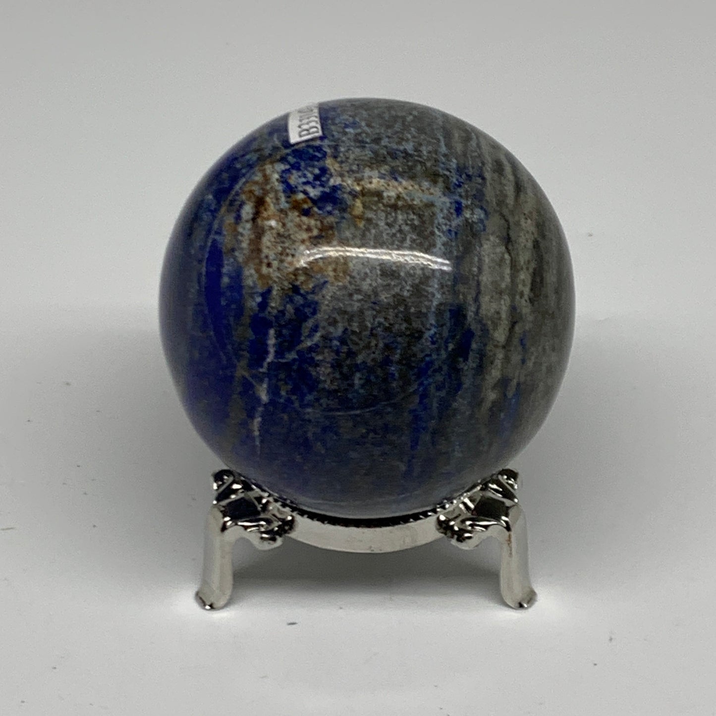 0.91 lbs, 2.5" (64mm), Lapis Lazuli Sphere Ball Gemstone @Afghanistan, B33143