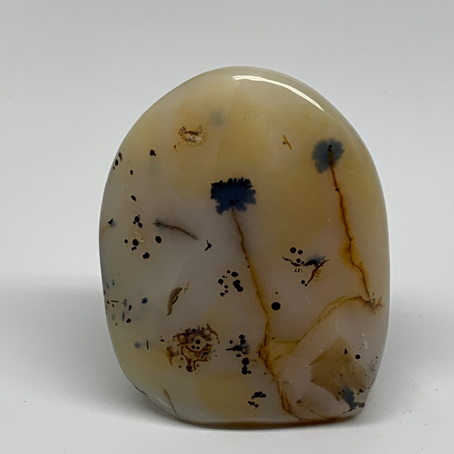 0.93 lbs, 3.6"x2.8"x1.7" Dendrite Agate Freeform Reiki Energy Crystal, B37499