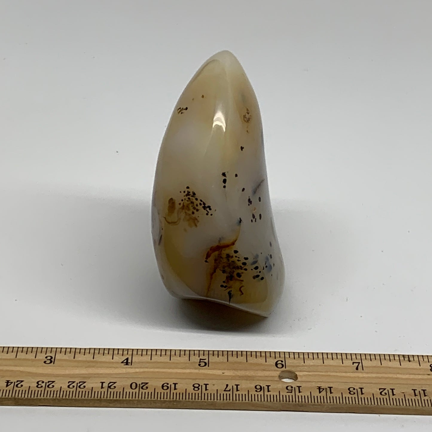 0.93 lbs, 3.6"x2.8"x1.7" Dendrite Agate Freeform Reiki Energy Crystal, B37499