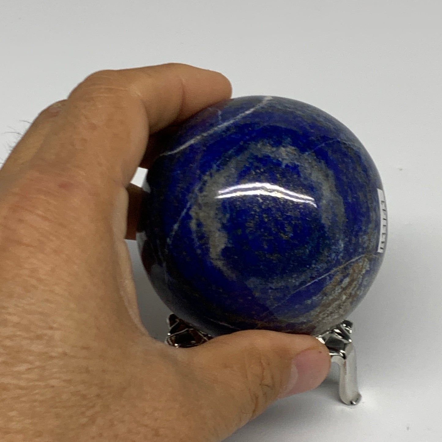 0.91 lbs, 2.5" (64mm), Lapis Lazuli Sphere Ball Gemstone @Afghanistan, B33143