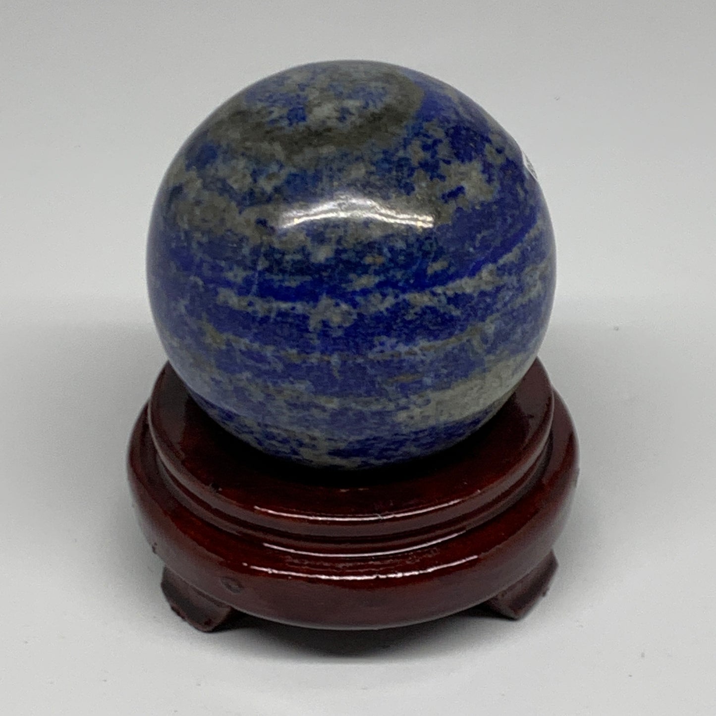 1.62 lbs, 3.1" (77mm), Lapis Lazuli Sphere Ball Gemstone @Afghanistan, B33144