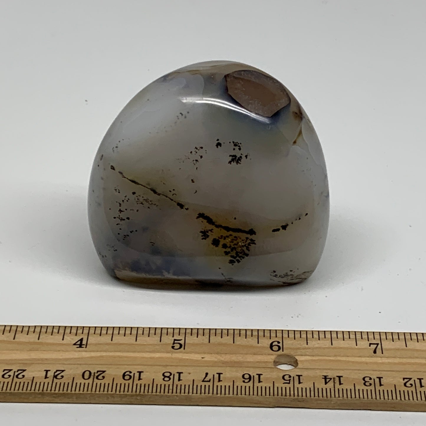 0.48 lbs, 2.5"x2.6"x1.2" Dendrite Agate Freeform Reiki Energy Crystal, B37500