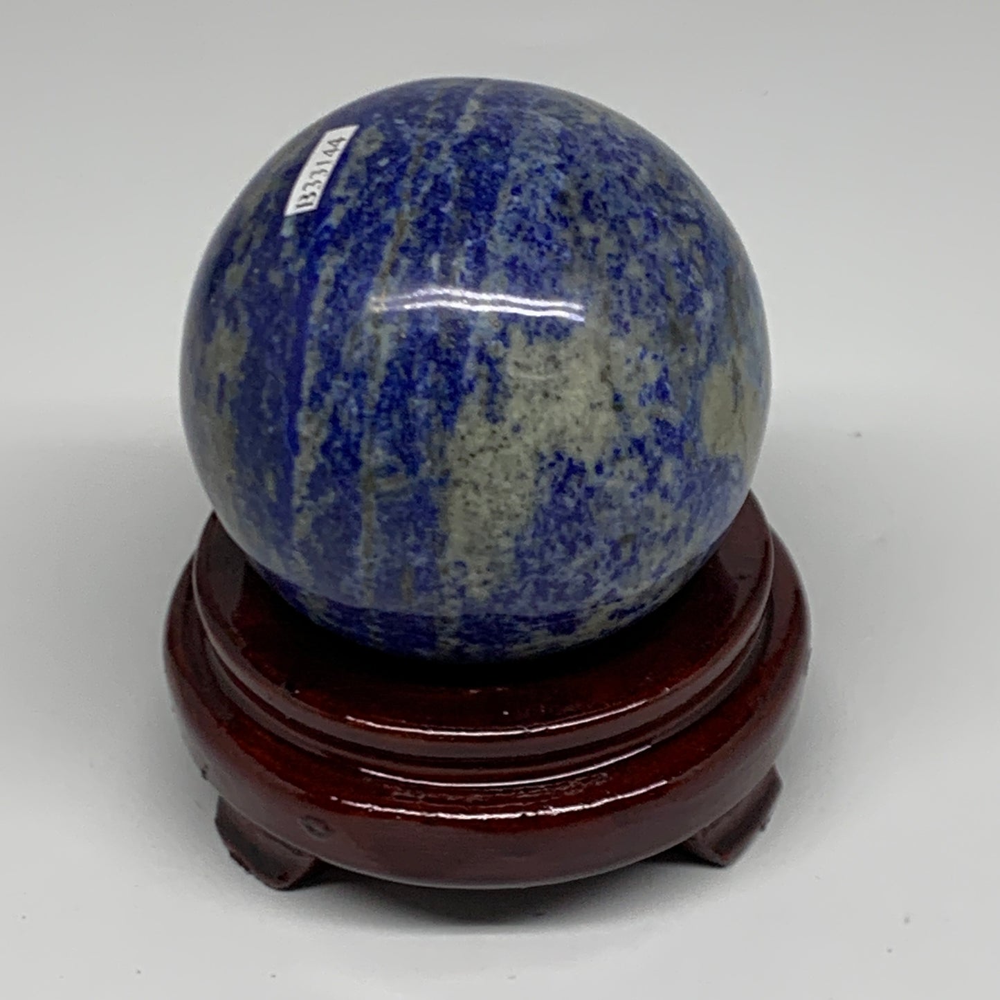 1.62 lbs, 3.1" (77mm), Lapis Lazuli Sphere Ball Gemstone @Afghanistan, B33144