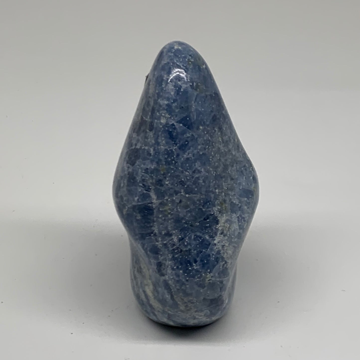 1.2 lbs, 4.6"x2.5"x2.1", Natural Blue Calcite Polished Freeform Stands, B38363