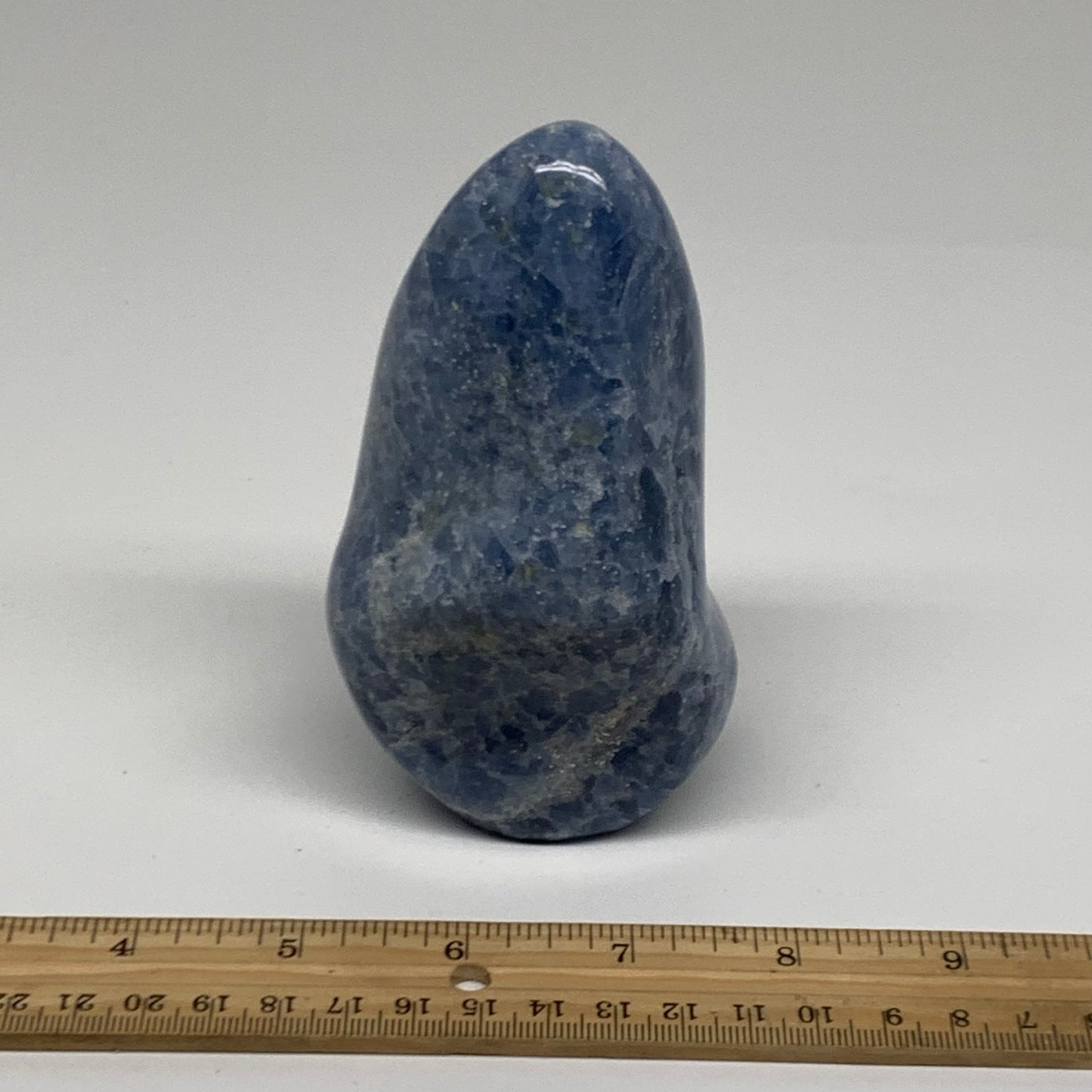 1.2 lbs, 4.6"x2.5"x2.1", Natural Blue Calcite Polished Freeform Stands, B38363