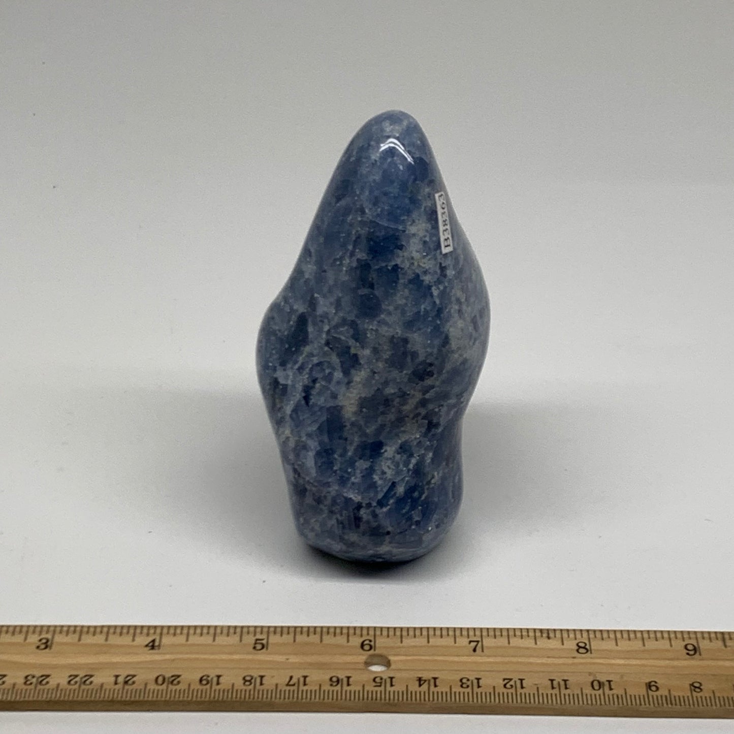 1.2 lbs, 4.6"x2.5"x2.1", Natural Blue Calcite Polished Freeform Stands, B38363