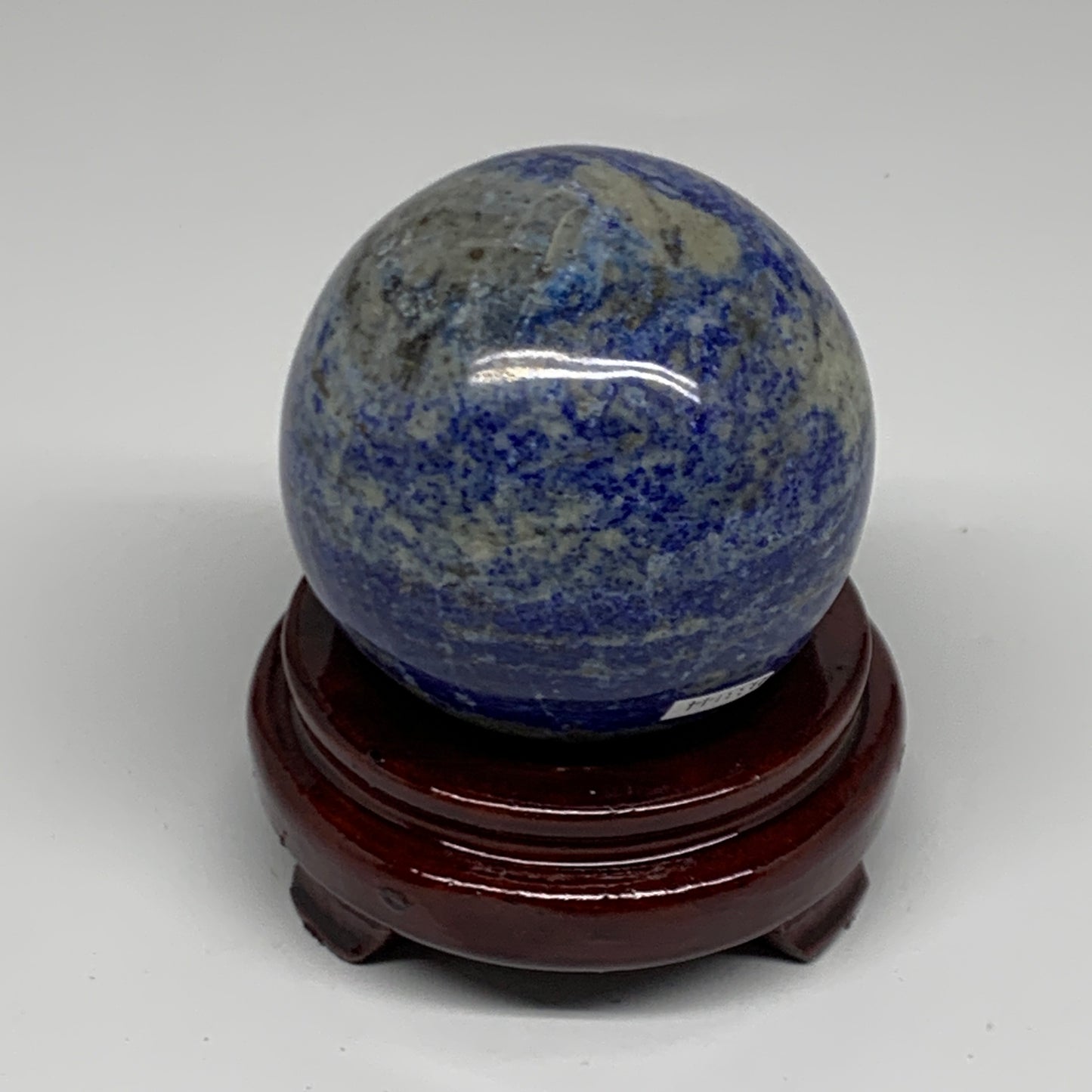 1.62 lbs, 3.1" (77mm), Lapis Lazuli Sphere Ball Gemstone @Afghanistan, B33144