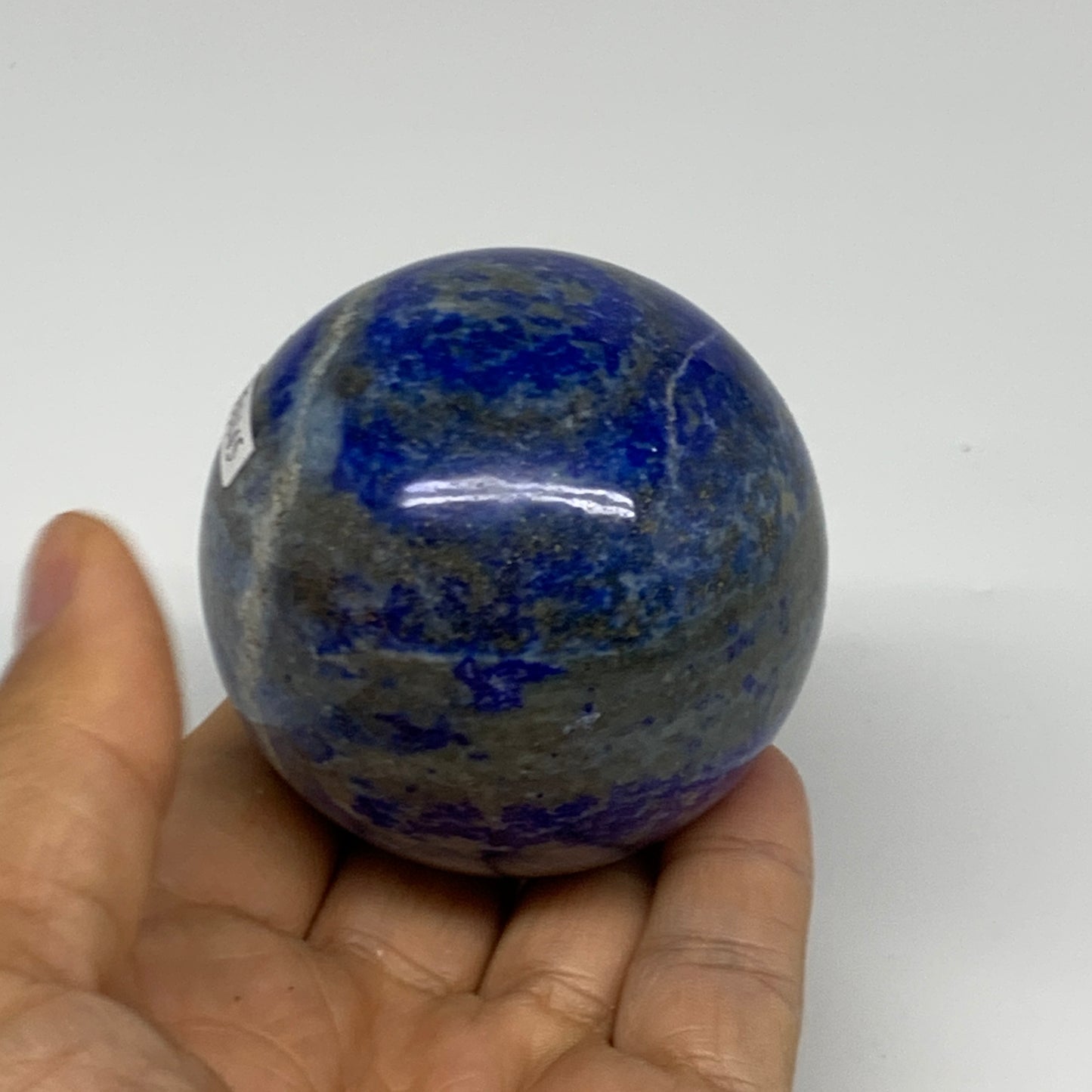 0.79 lbs, 2.4" (60mm), Lapis Lazuli Sphere Ball Gemstone @Afghanistan, B33145