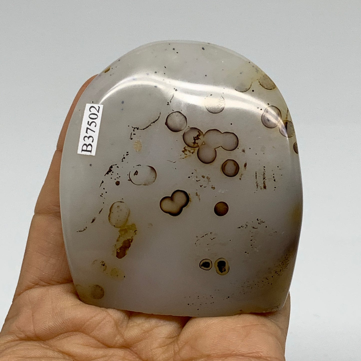 0.4 lbs, 2.8"x2.5"x1" Dendrite Agate Freeform Reiki Energy Crystal, B37502