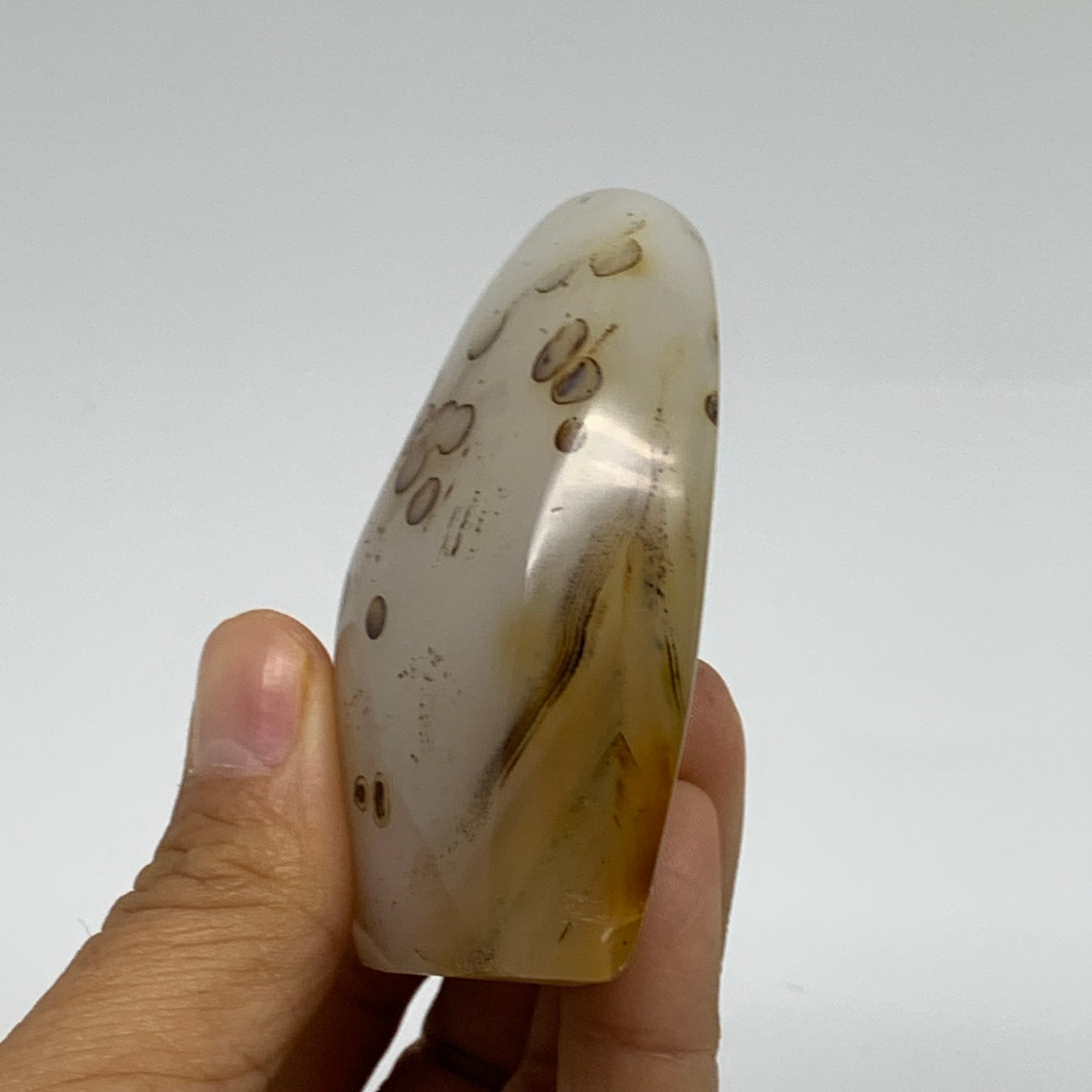 0.4 lbs, 2.8"x2.5"x1" Dendrite Agate Freeform Reiki Energy Crystal, B37502