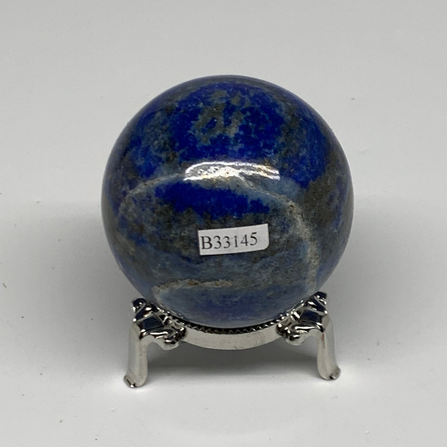 0.79 lbs, 2.4" (60mm), Lapis Lazuli Sphere Ball Gemstone @Afghanistan, B33145