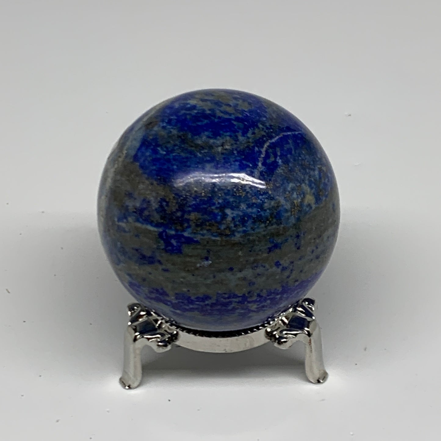 0.79 lbs, 2.4" (60mm), Lapis Lazuli Sphere Ball Gemstone @Afghanistan, B33145