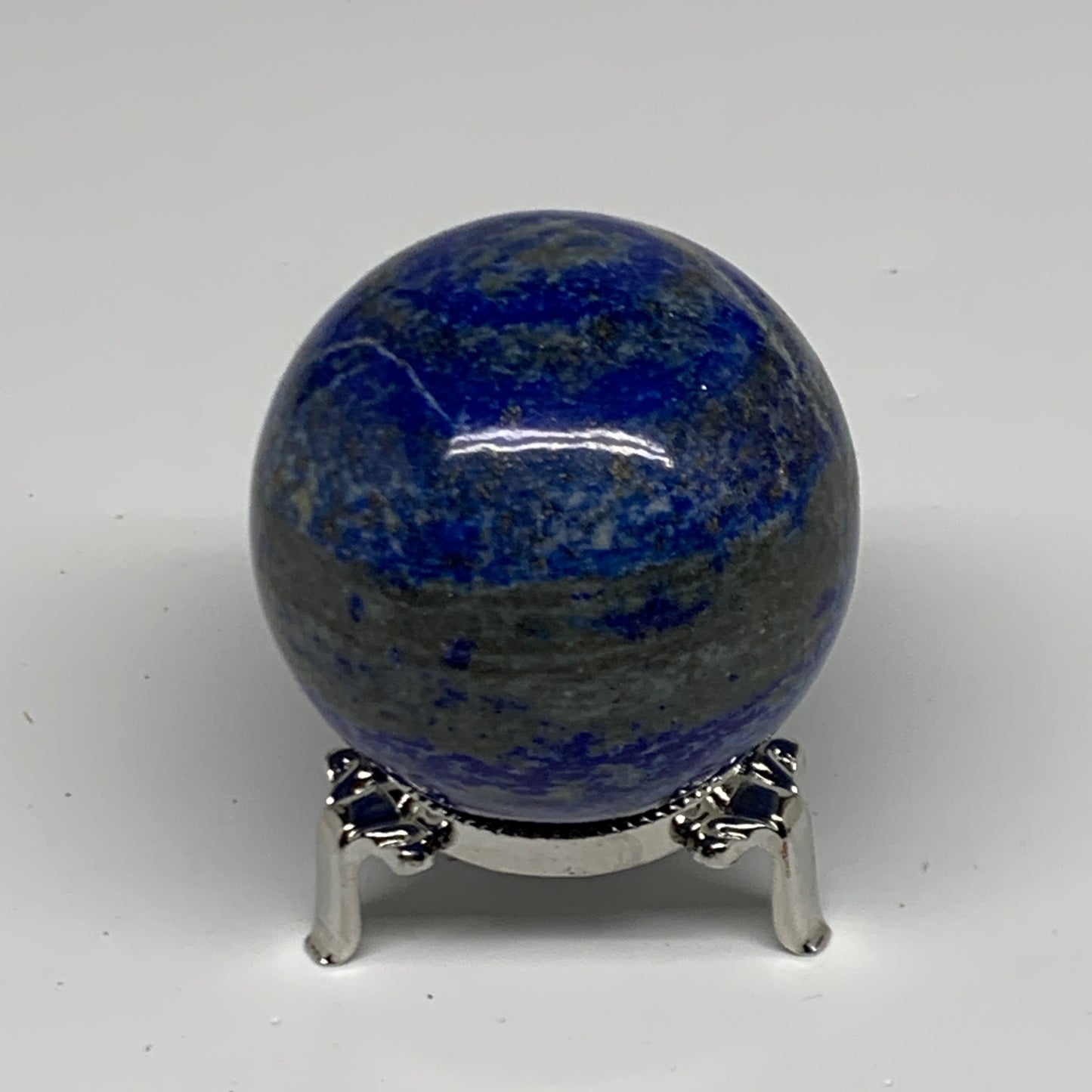 0.79 lbs, 2.4" (60mm), Lapis Lazuli Sphere Ball Gemstone @Afghanistan, B33145
