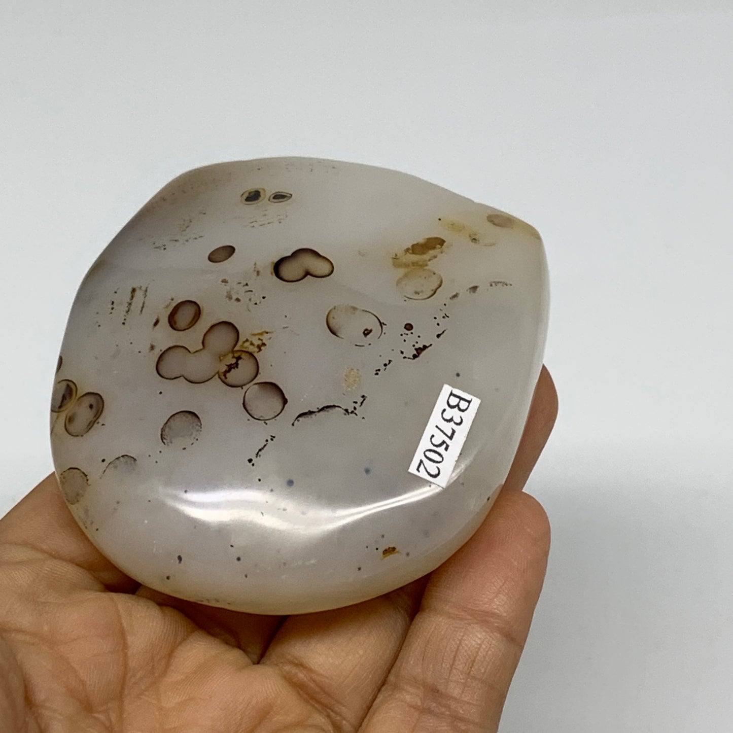 0.4 lbs, 2.8"x2.5"x1" Dendrite Agate Freeform Reiki Energy Crystal, B37502
