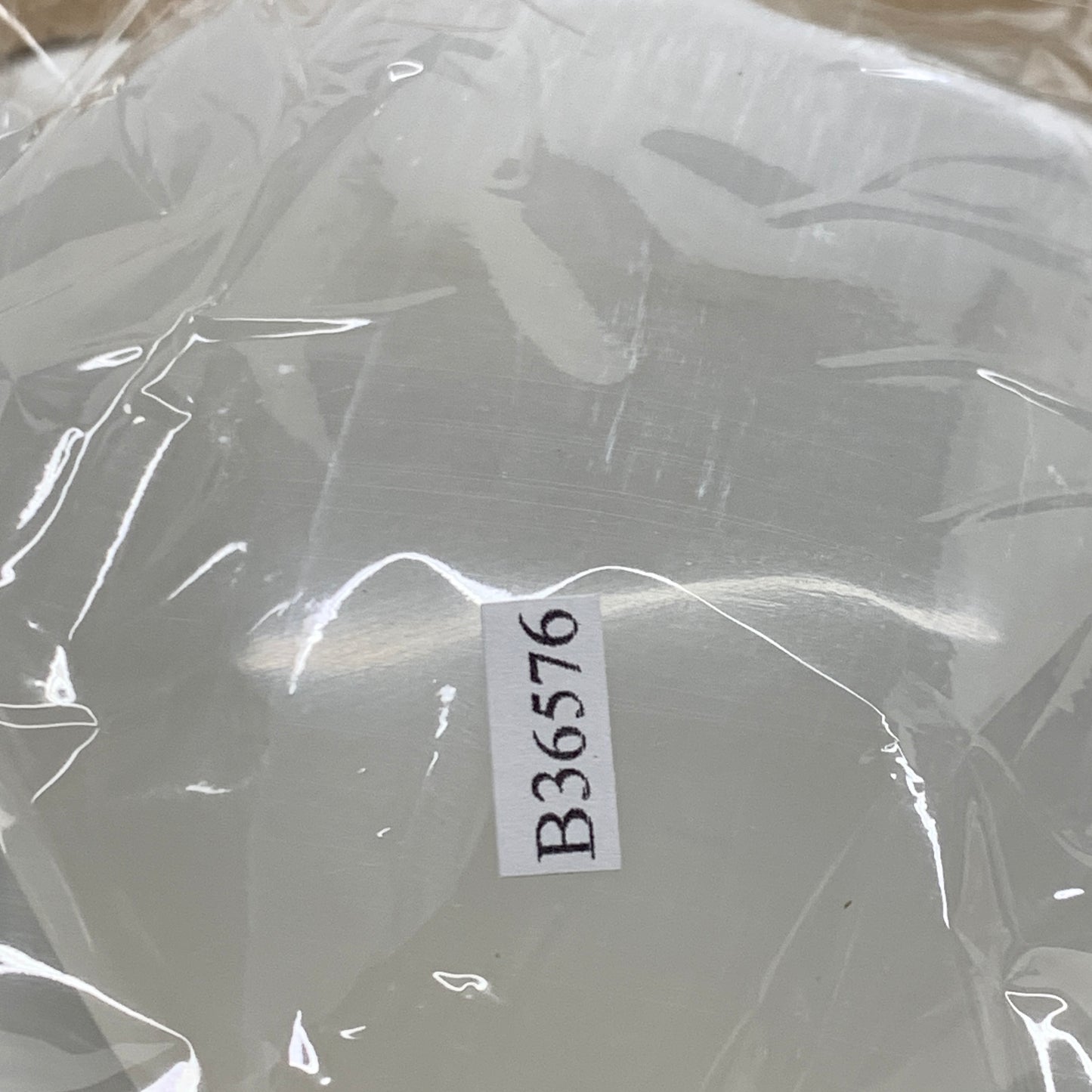 0.84 lbs, 3.8"x3.4"x1.6", Selenite Half Puffy Heart Crystals, Satin Spar, B36576