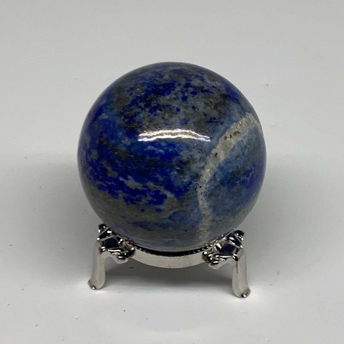 0.79 lbs, 2.4" (60mm), Lapis Lazuli Sphere Ball Gemstone @Afghanistan, B33145
